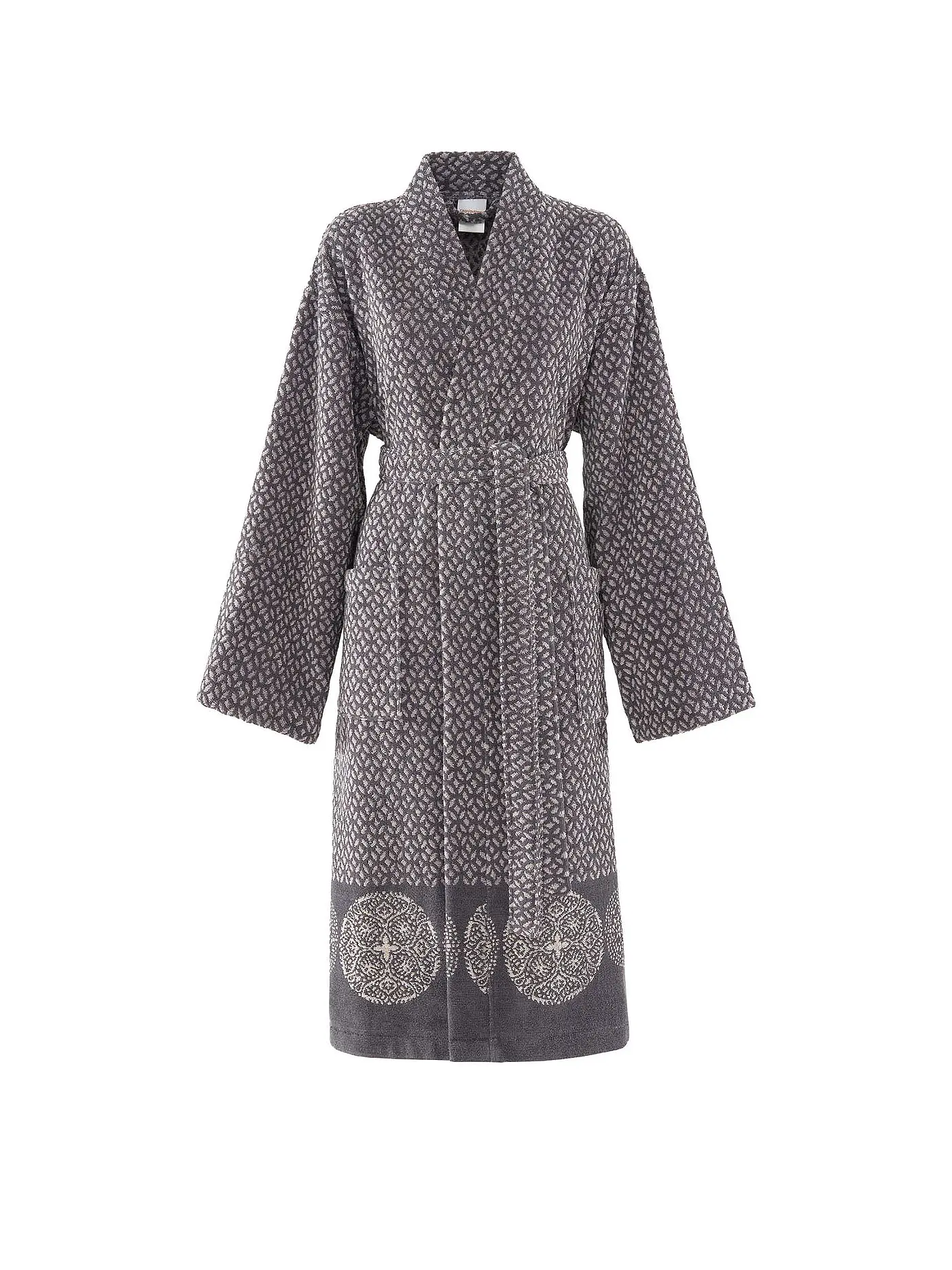 BASSETTI | Unisex Bademantel PALLAVICINO Grau | 